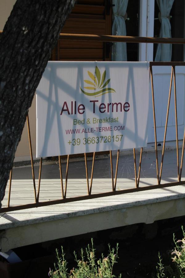 Alle Terme B&B Rapolano Terme Eksteriør bilde